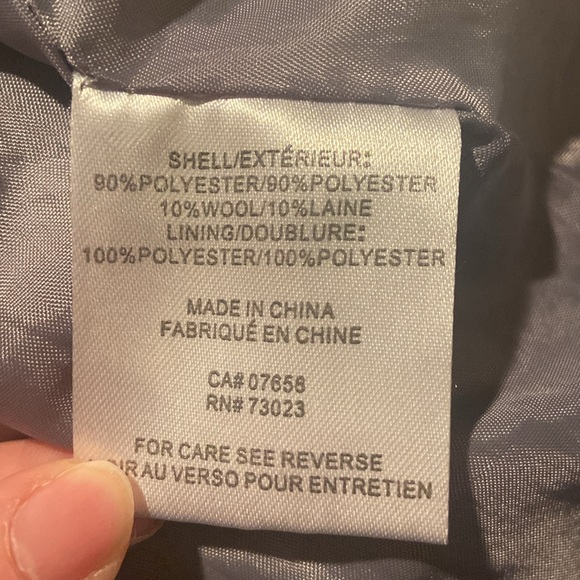 Grey Pea Coat - Picture 5 of 8